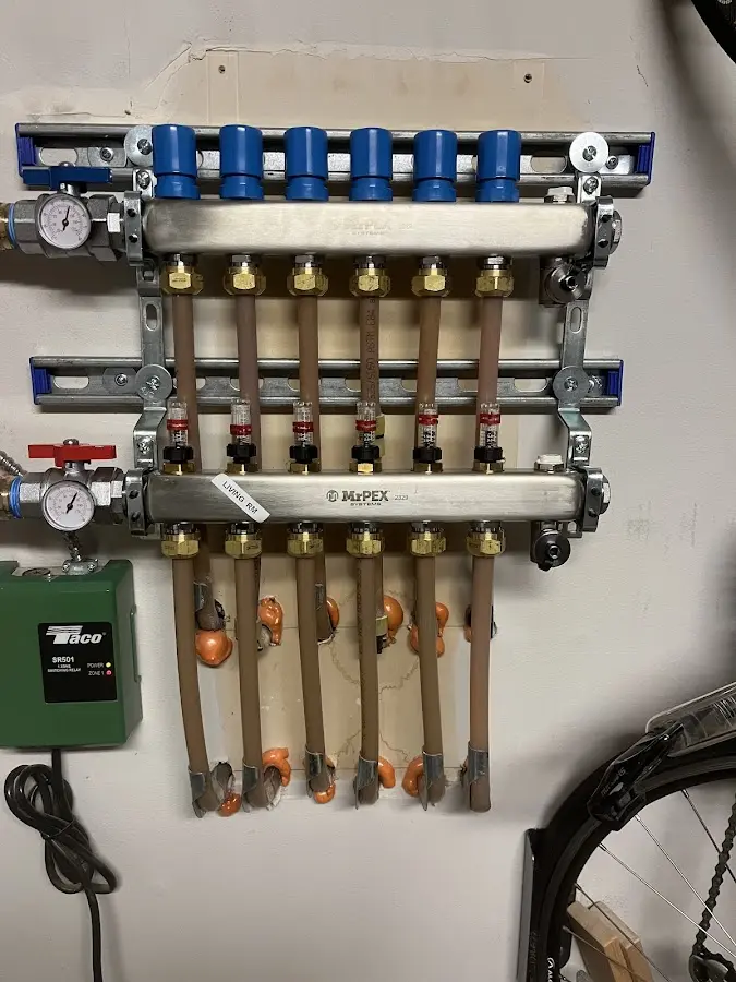 Plumber performing Leak Detection at a residential property in Brick